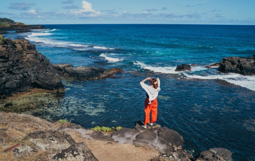 Women dressed up in Mauritius