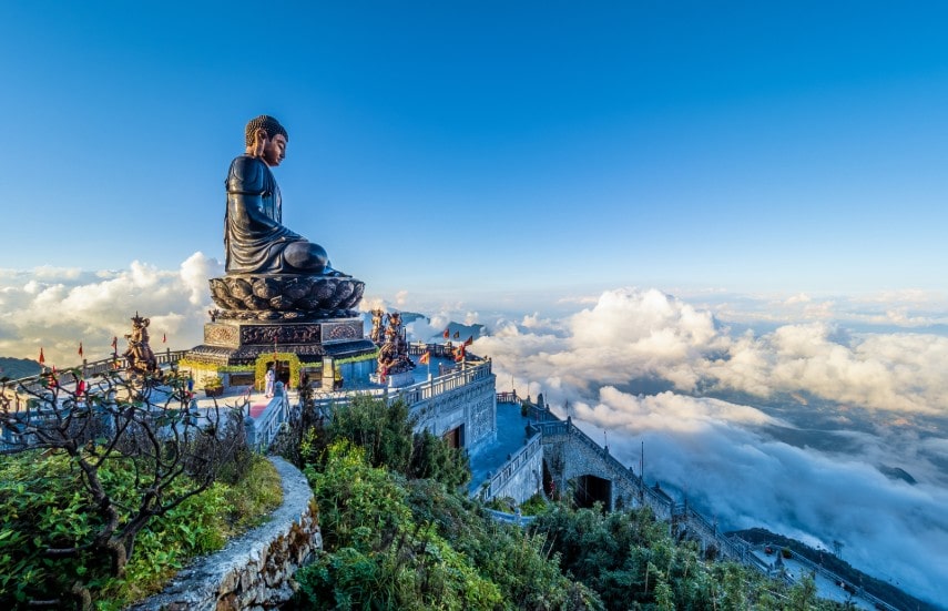 Giant Buddha statue, Lao Cai, Vietnam 