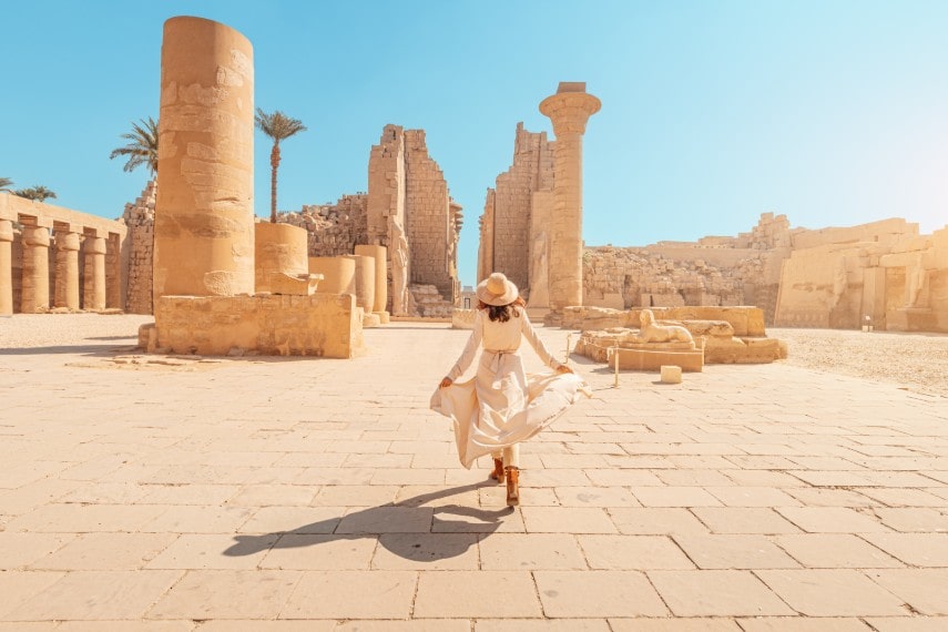Karnak temple in Egypt