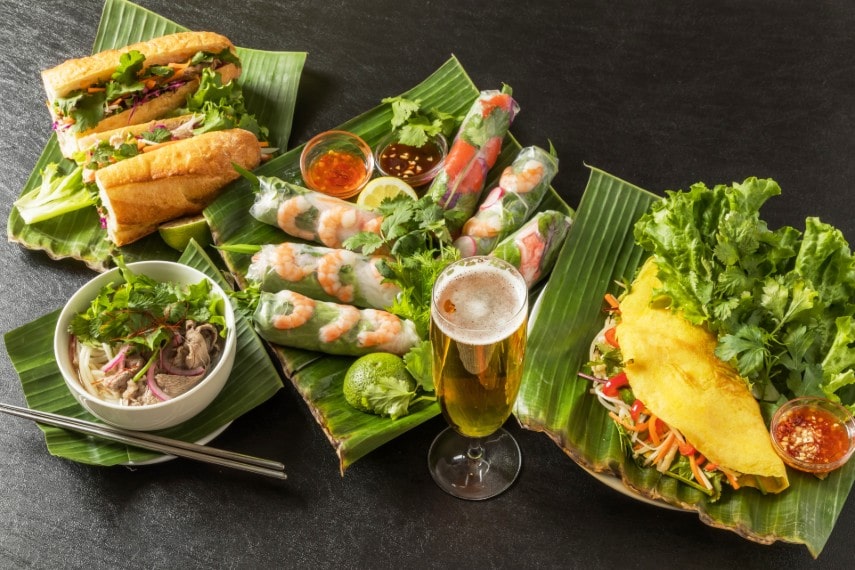 Vietnamese food, Bánh Xèocrispy pancakes