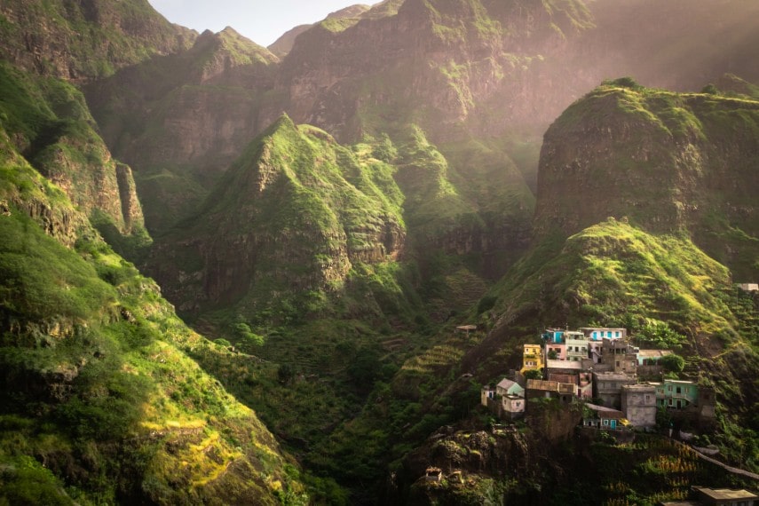 AUgust is best month to enjoy mountains in Cape Verde