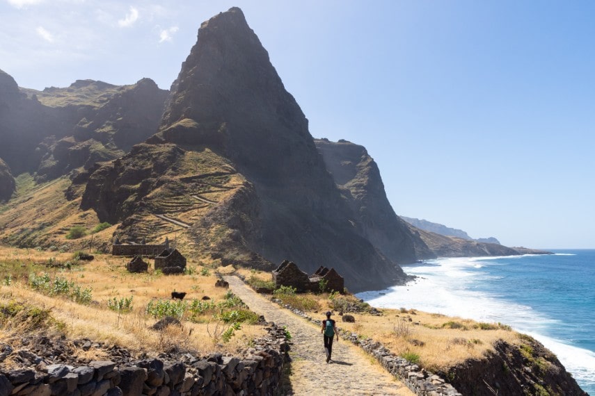 Hiking in Santo Antao, Cape Verde in February