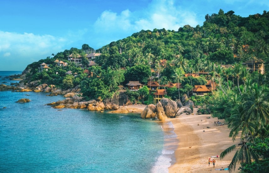 A perfect warm weather at Koh Samui beach

