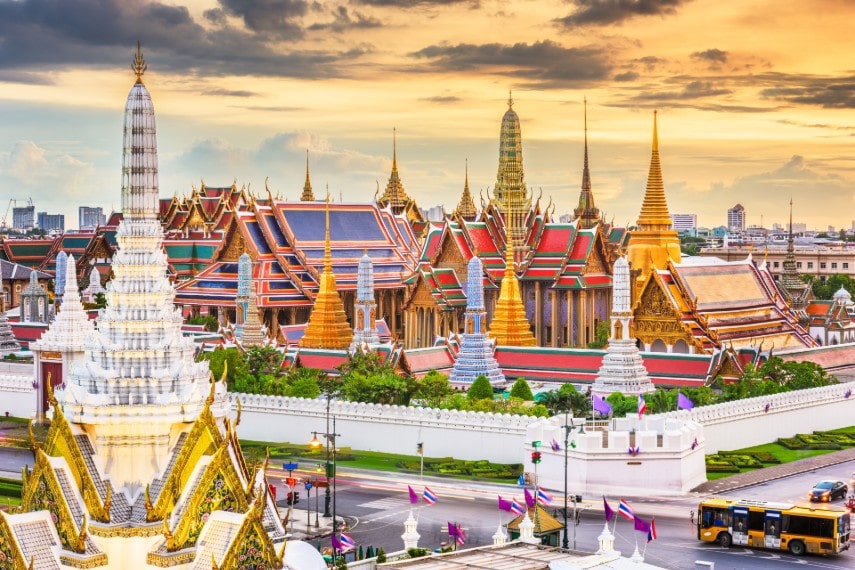 Temple of the Emerald Buddha in October