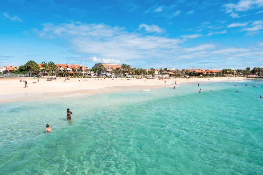 Visit Santa Maria beach in Sal Cape Verde in May