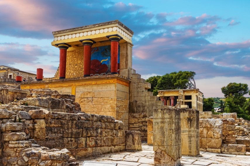 Visit ancient Palace of Knossos, Crete in June