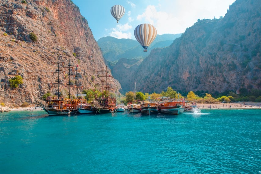 Visit Butterfly Valley, beach, Turkey in June